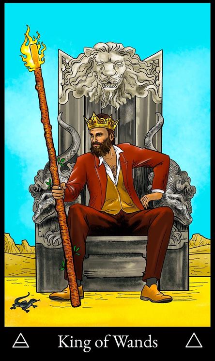 King of Wands ~ Tarot Minor Arcana